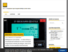 Tablet Screenshot of fotonlog.hu